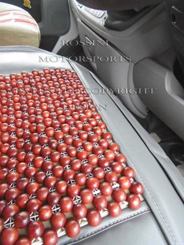 FIAT DUCATO MOTORHOME 2011 SEAT COVER ROSSINI GREY MASSAGE BEADED CUSHION MH501 - Picture 5 of 11
