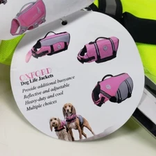 Vivaglory New Sports Style Ripstop Dog Life Jacket Safety Vest Medium w/Handle