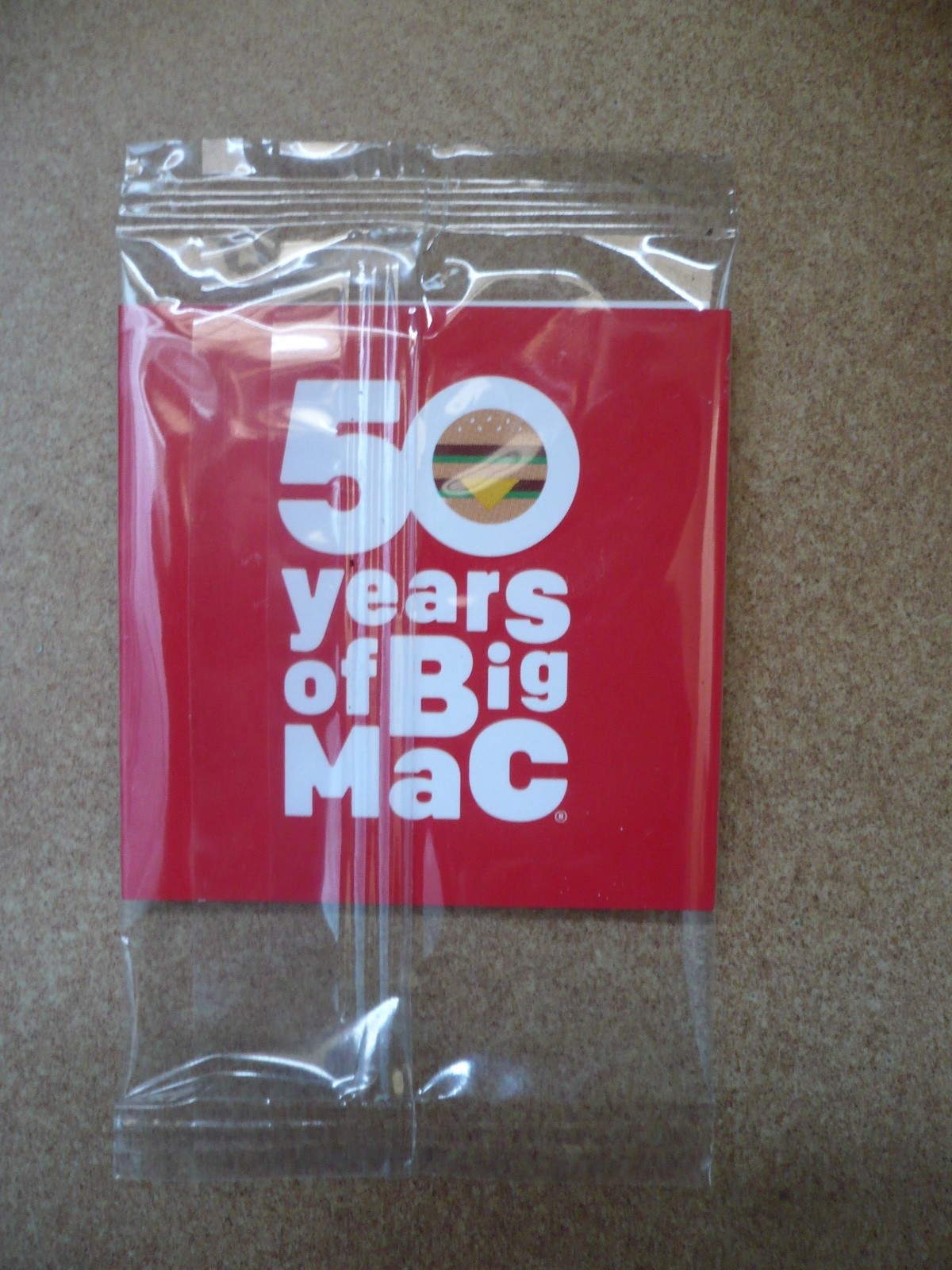 McDonald's MacCoin Big Mac Coin Unopened Gold New in Package 50 Years eBay