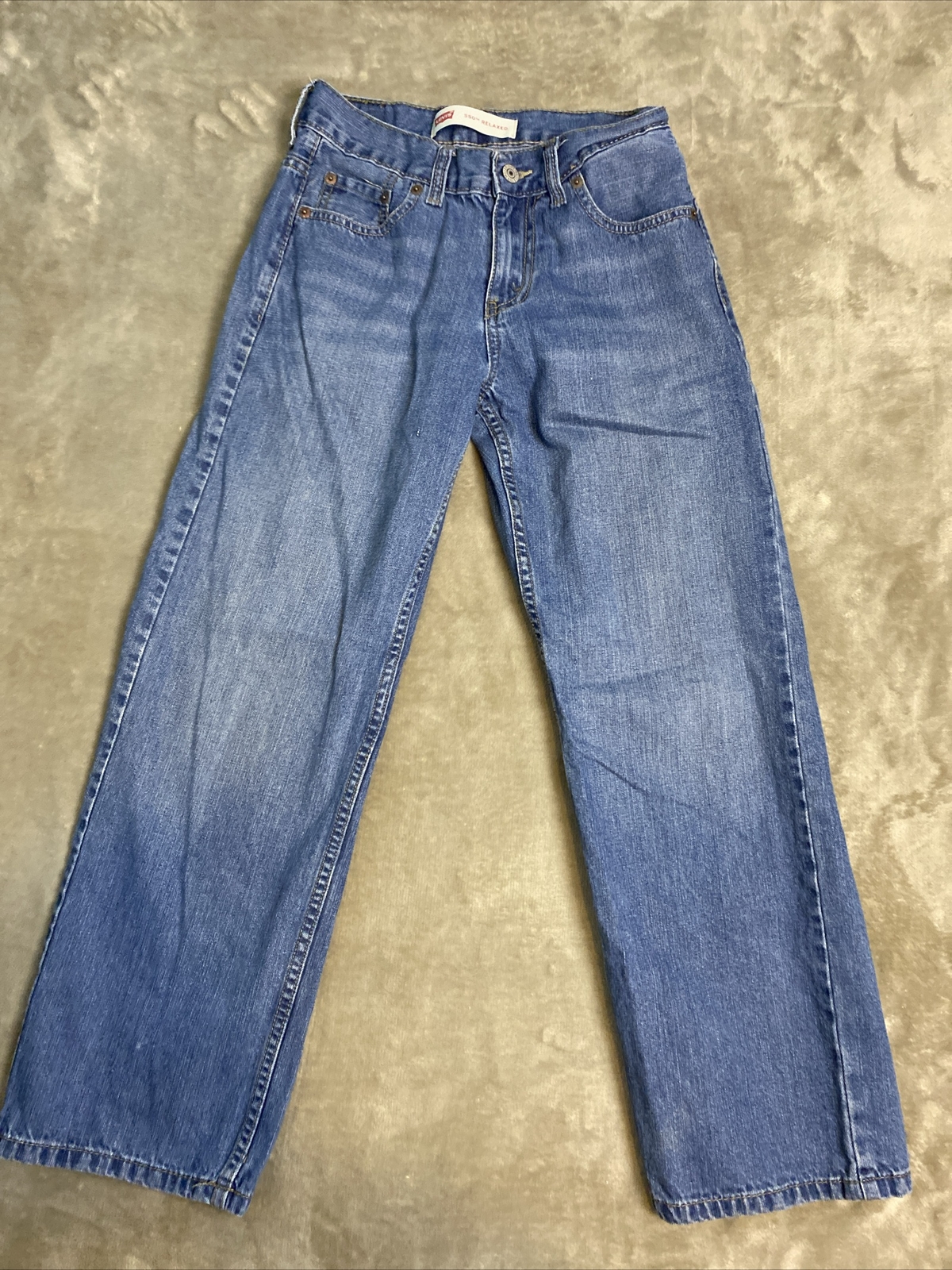 Levis Size 14 Regular 27x27 550 Relaxed Fit Denim Blue Jeans