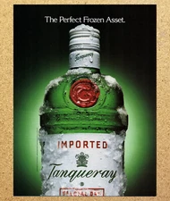 Tanqueray Perfect Frozen Beer Alcohol - Magazine Print Ads Ephemera Art 1993