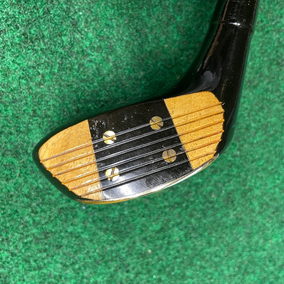 【限定価格】SPALDING ドライバー、3W、5W、7W　4本セット Spalding Reg No 2250 Persimmion 3-wood Robt T Jones Jr Dynamic R