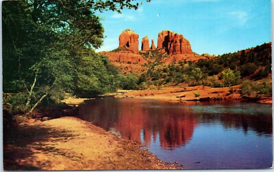 Postcard Arizona Oak Creek Canyon House Rock Country Road Crosses Baldwins Cross