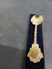 Anframa Damasquinados Toledo Spain Sea Shell Collectible Spoon, New In Box