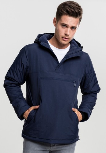 Urban Classics - Padded Pull-Over Winter Jacket Windbreaker Navy XL