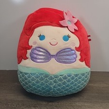 Squishmallow Disney Princess Ariel Soft Plush The Little Mermaid 12"