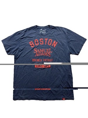 Sportique Boston Samuel Adams Blue Brewer Patriot Since 1984 T Shirt Men s XL