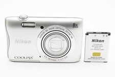 Nikon CoolPix S3700 20.1MP 8x Optical Zoom Digital Camera Tested read w/ battery