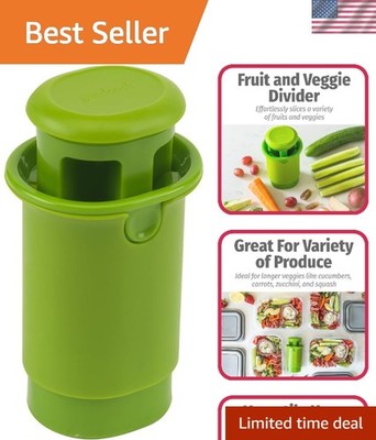 Multipurpose Fruit & Vegetable Slicer   Quarters for Quick Snacks and Meals
