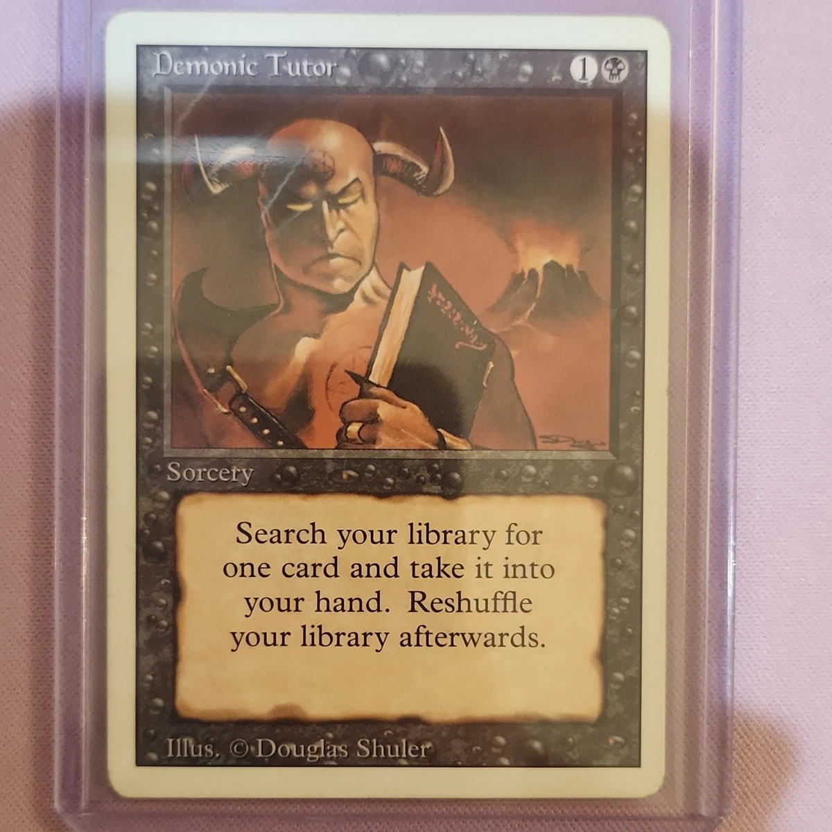 Demonic Tutor Magic: The Gathering Near Mint or Better Uncommon