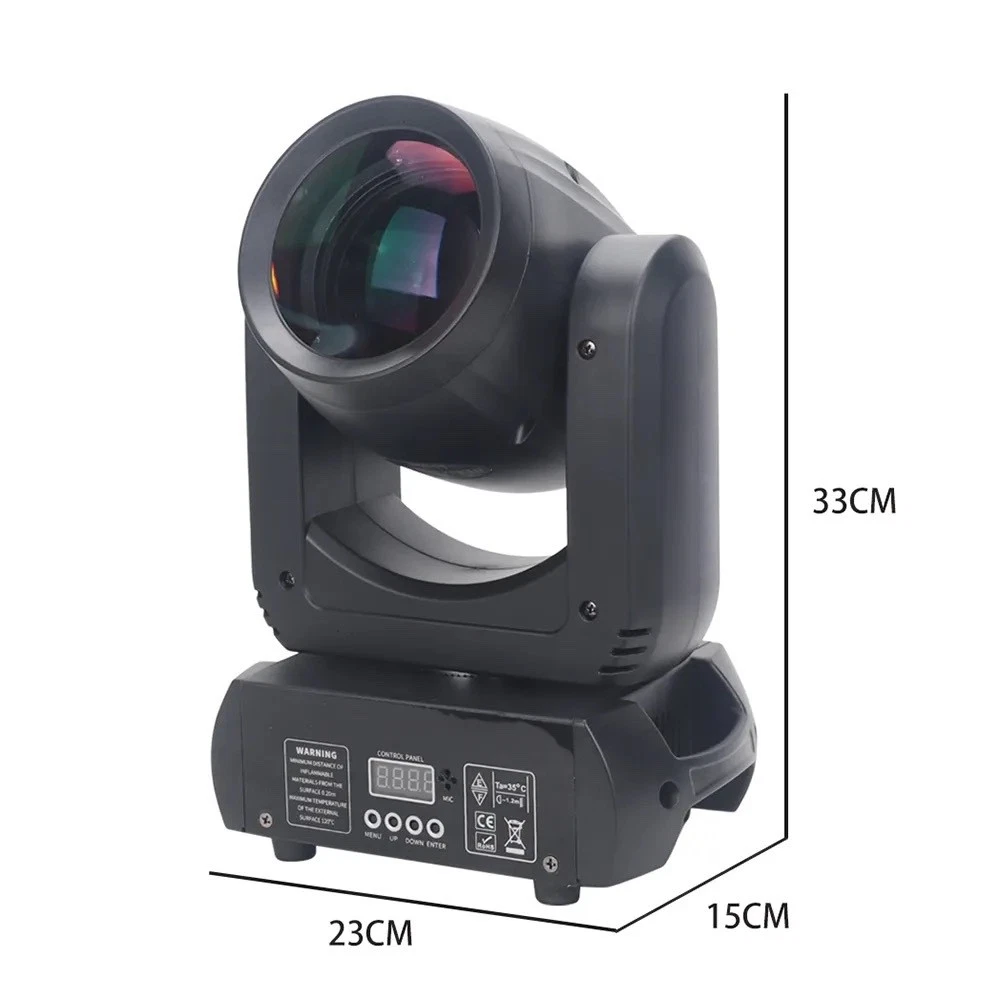 2 Piezas Cabezal Móvil LED 150w Rgbw Dmx - Nuevo para DJ y Fiestas 18 Prismas y Spots
