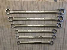 Craftsman 6pcs Double Box End 12Pt Offset Wrench Set 5/8”-- 1-5/16" USA -V-