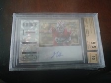 2017 Panini Contenders Cracked Ice George Kittle BGS 9.5 Auto 10 21 OF 25 🔥🔥 