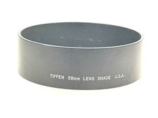 Tiffen 58mm Black Metal Lens Hood Shade Screw-in