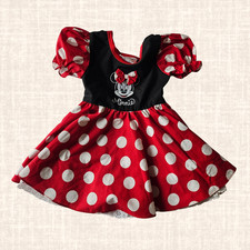 Disney Minnie Mouse Girls Yellow Striped Ruffle Sleeveless Sundress — listing 4