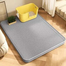 Extra Large Cat Litter Mat Waterproof 2 Layer Non Slip Washable Trapping Mat EVA