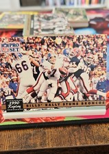 1991 Pro Set - 1990 Replay John Elway, Bobby Humphrey #326 NFLPA Logo on Back
