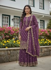 Salwar Kameez Pakistani Indian Wedding Party Wear Dress Bollywood Palazzo Suit