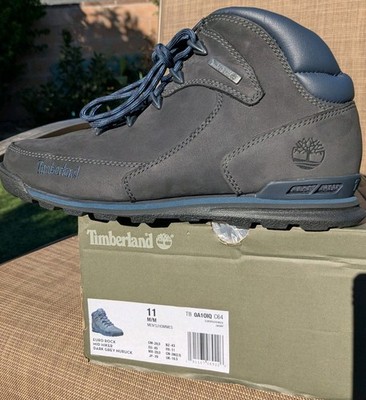 NEW Timberland Men's Euro Rock Mid Hiker Size 11 Dark Grey Nubuck