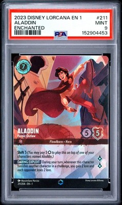 2023 DISNEY LORCANA EN 1-THE FIRST CHAPTER #211 ALADDIN - HEROIC