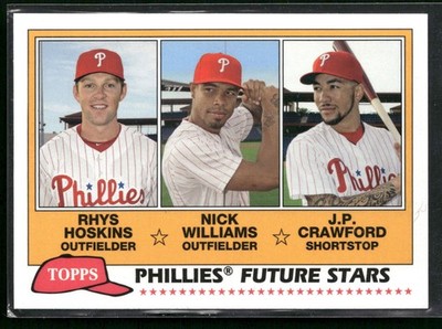 Rhys Hoskins / Williams / Crawford 2018 Topps Archives #FS-PHI 1981