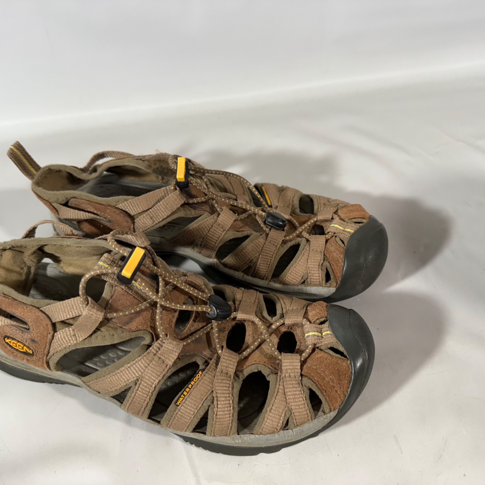 Scarpe sandali Keen donna Whisper marroni escursionismo attivo outdoor trail misura 8 5