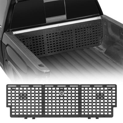 Front Bed Storage MOLLE Panel Fit 2014-2018 Chevy Silverado / GMC Sierra 1500