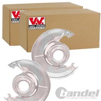 2X VAN Wezel Spritzbleche Bremsscheiben Vorne Beidseitig Passend FÜR