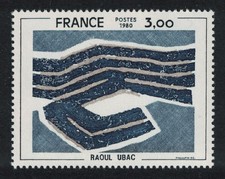  Abstract   Painting by Raoul Ubac France 1980 MNH SG#2346 MI#2193 Sc#1689