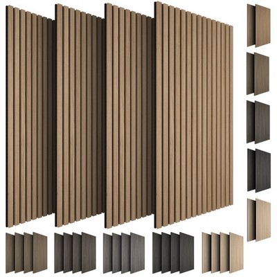 Schallschutzpaneele MDF Wandpaneele Geräuschdämmung 120x60 cm Schallabsorption