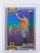 PAUL SKENES 2026 TOPPS CHROME IMAGE VARIATION SP REFRACTOR #150 PIRATES Q7313