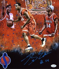 SYRACUSE ORANGE- BILLY EDELIN SIGNED AUTOGRAPH 11x14 PHOTO PICTURE ACOA 03 CHAMP