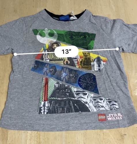 Lego Star Wars Shirt 2010 Kids XS 13x16.5 Yoda Darth Vader Death Star Preowned - Picture 3 of 9