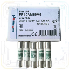 10PCS New Ferraz Shawmut FR10AM69V6 690V 6A Fuse