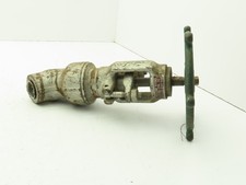 Edward F3626 Univalve Y-Pattern Manual Globe Valve 3/4" Socket F22 Steel 4200CWP