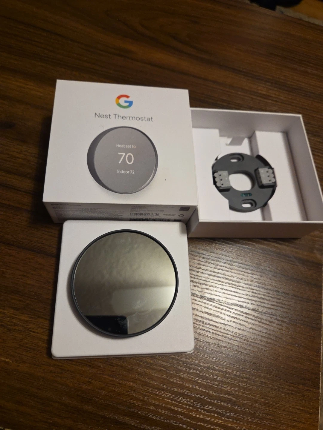 Google Nest Smart Temperature Charcoal Color Thermostat - GA02081-US
