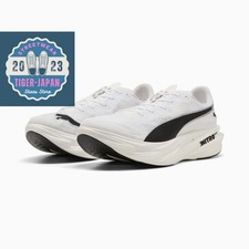 PUMA Devieate Nitro Elite 4 312127 05 White Black Men Unisex Runnning 2E Shoes