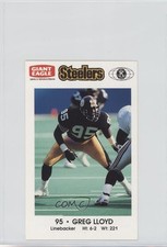 1991 Giant Eagle Pittsburgh Steelers Police Greg Lloyd 2f4