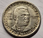 1946 BOOKER T. WASHINGTON HALF DOLLAR COIN 90% SILVER XF