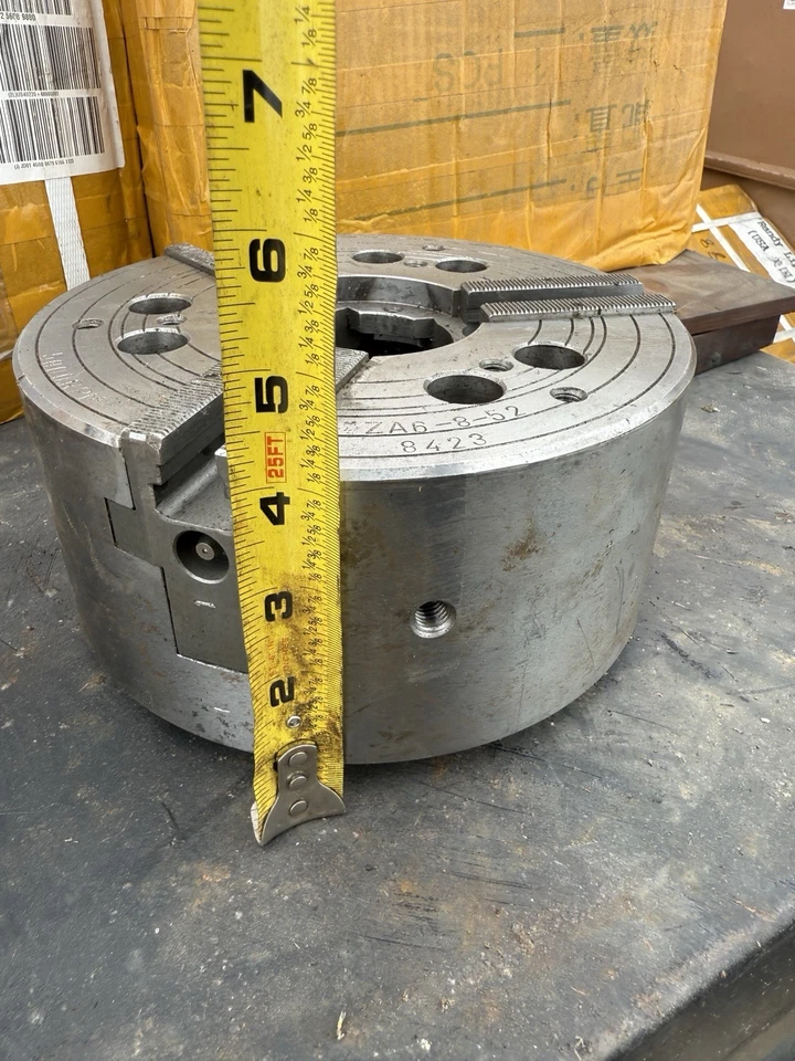 MANDRIL TORNO CNC MMK 8" PULGADAS ZA6-8-52 BUCK 2.21" Foto 4 de 4