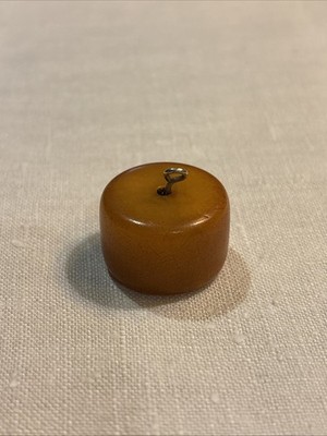 Große Vintage Bakelite Perle 9,8g 2,5cm Durchmesser 1,5cm Höhe