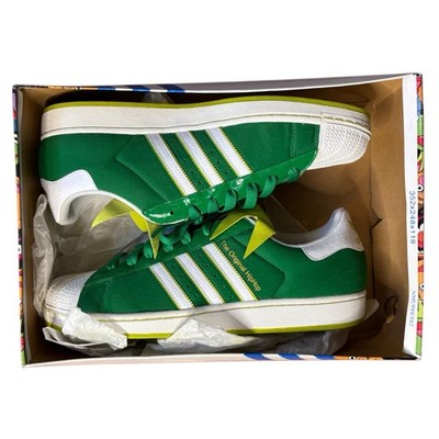adidas Originals Superstar Disney Kermit the Frog Green White Yellow Low Top