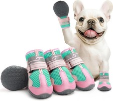 Dog Shoes for Large Dogs, Anti-Slip Dog Boots for Winter Snow, Hot Pavement