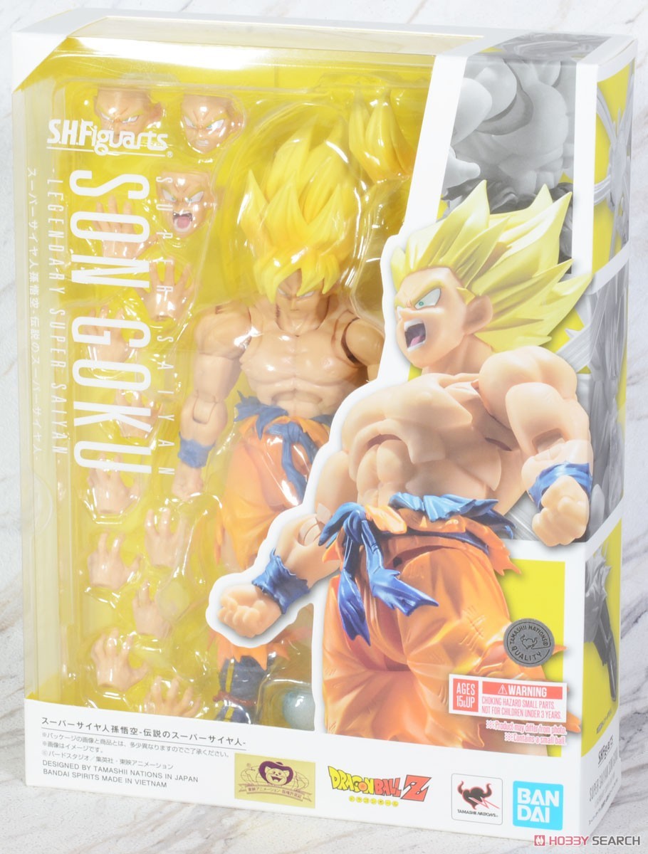 Bandai Dragon Ball Z Super Saiyan Goku 5.7 in Action Figure - BAS65043