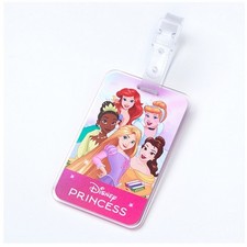 NEW Disney Princess Luggage Tag Pink