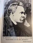 FRIEDRICH NIETZSCHE Paper Print Poster with Phrase-cm. 50x70- As Pictured
