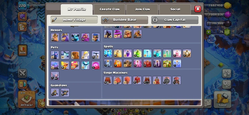 Clash Of Clans TH18 Account (Heroes/Pets/Walls Maxed Before Release Of TH18) - Image 3 of 4