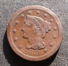 Photo of a 1851-P Large Cent from an eBay listing that sold on Jul 22, 2026