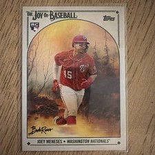 2023 Topps X Bob Ross Joy of Baseball JOEY MENESES Washington Nationals RC #98