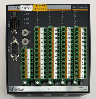 Bachmann Can Slave Digital Ein- Ausgangsmodul /  DIO16-C